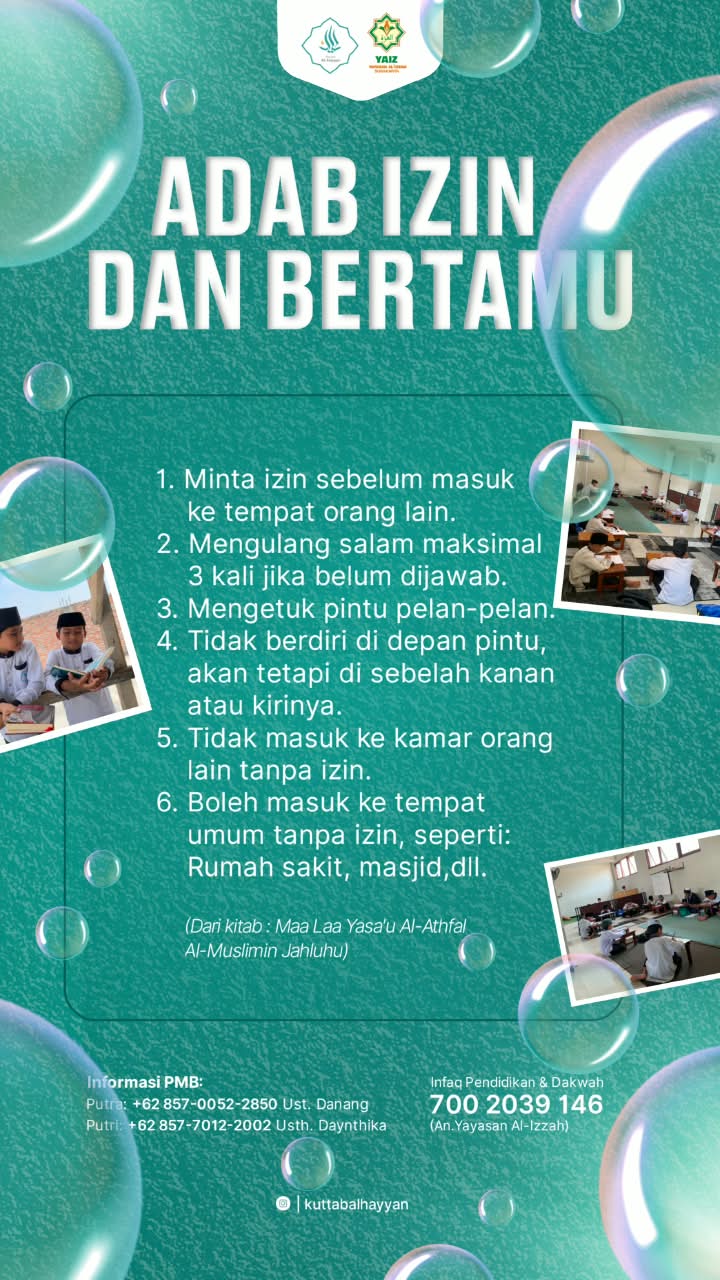 ADAB IZIN DAN BERTAMU
